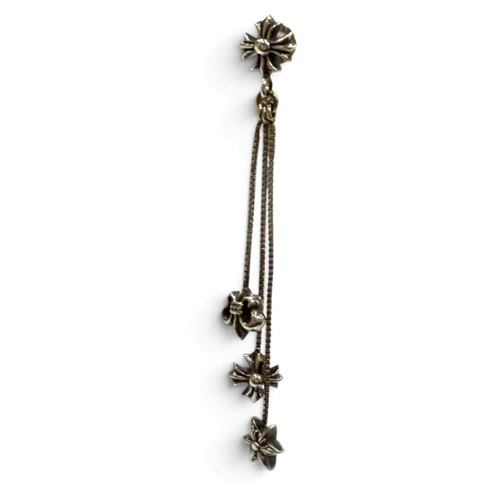 Chrome Hearts Jojo Sterling Silver Single Earring – front view
