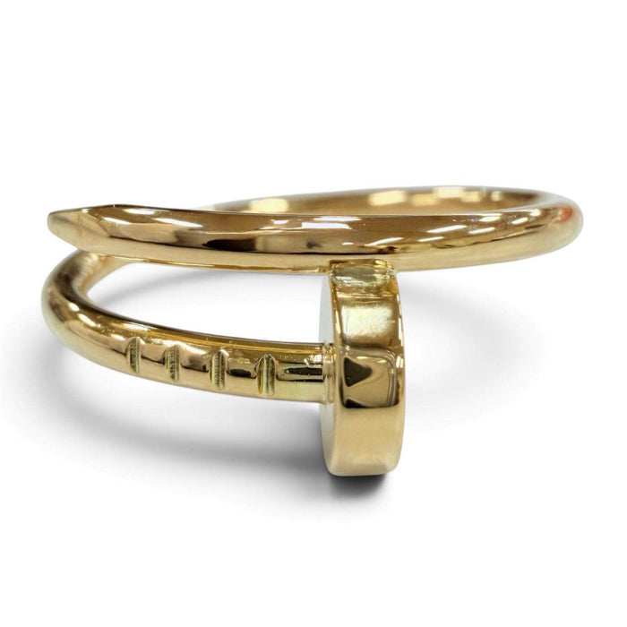 Cartier Juste Un Clou 18K Yellow Gold Ring – front view