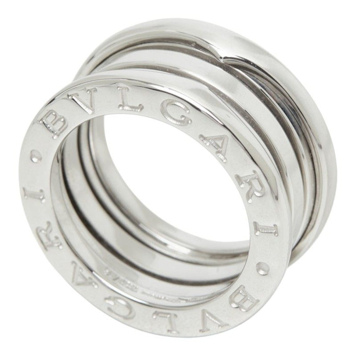 Bulgari B-Zero1 3-Band 18K White Gold Ring – front view