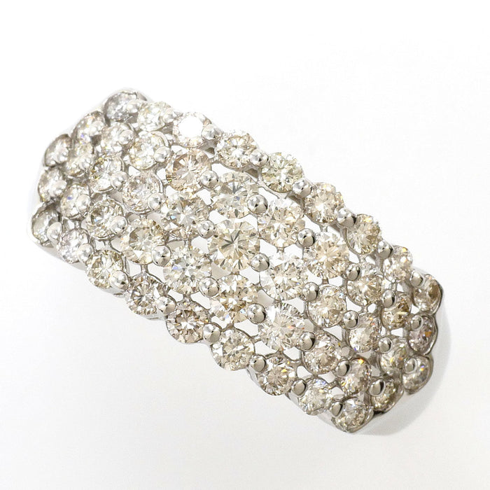 Platinum Diamond Ring – front view