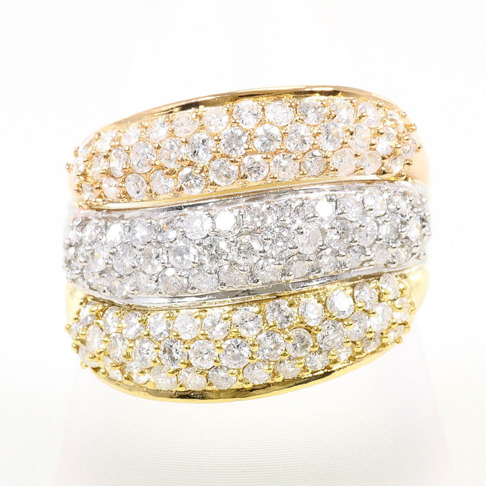 Platinum Diamond Ring – front view