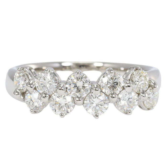 Platinum Diamond Ring – front view