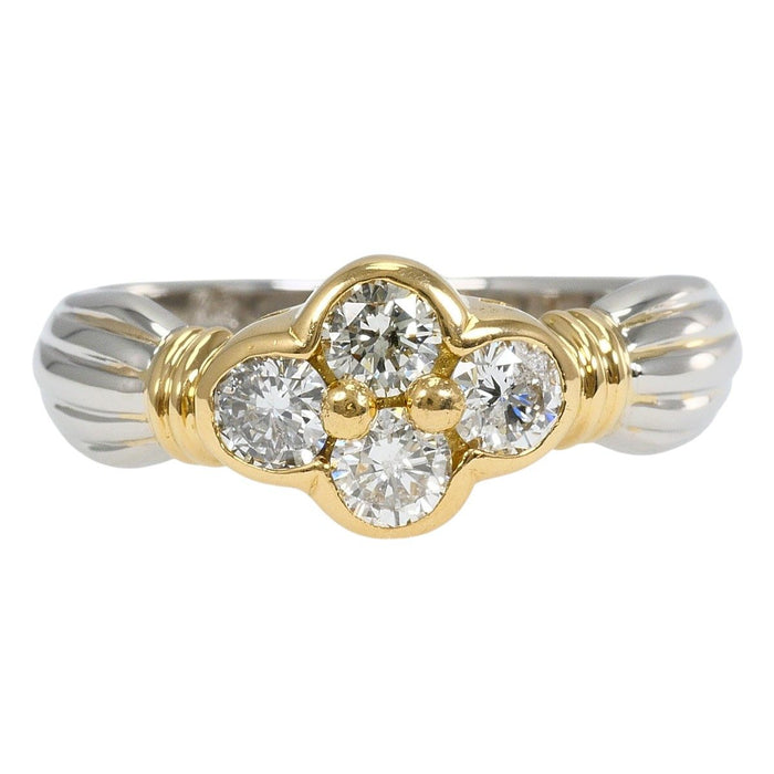 Platinum Diamond Ring – front view