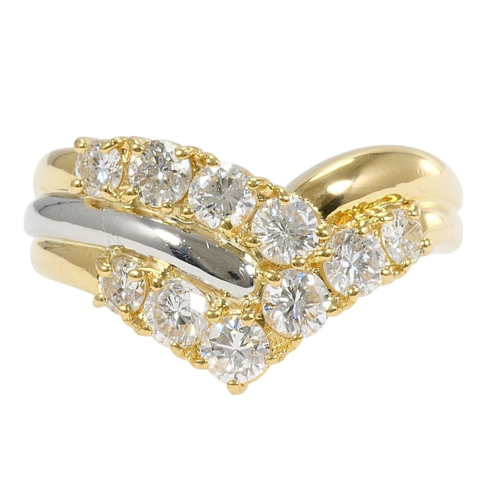 Platinum Diamond Ring – front view