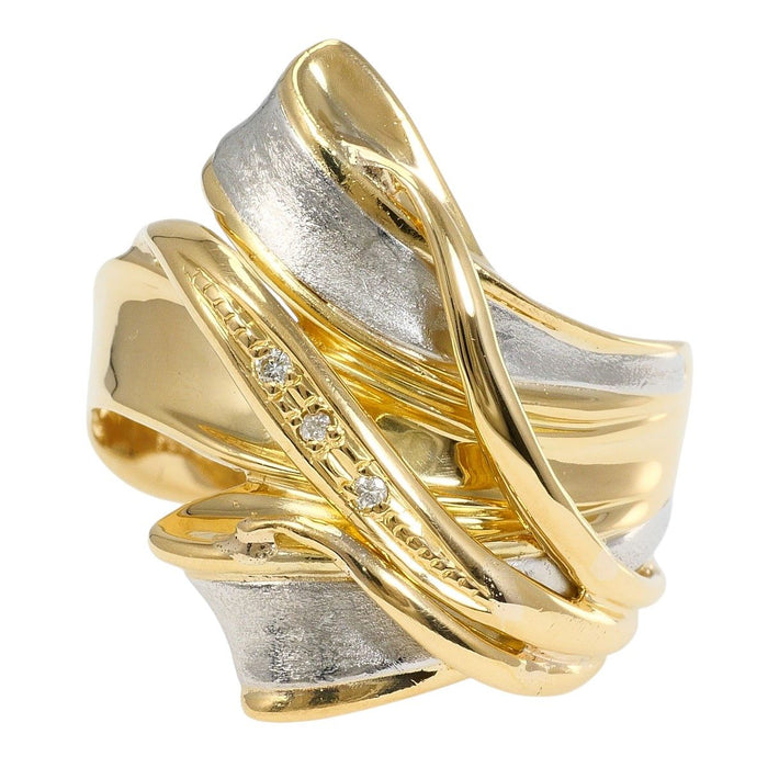 Platinum Diamond Ring – front view