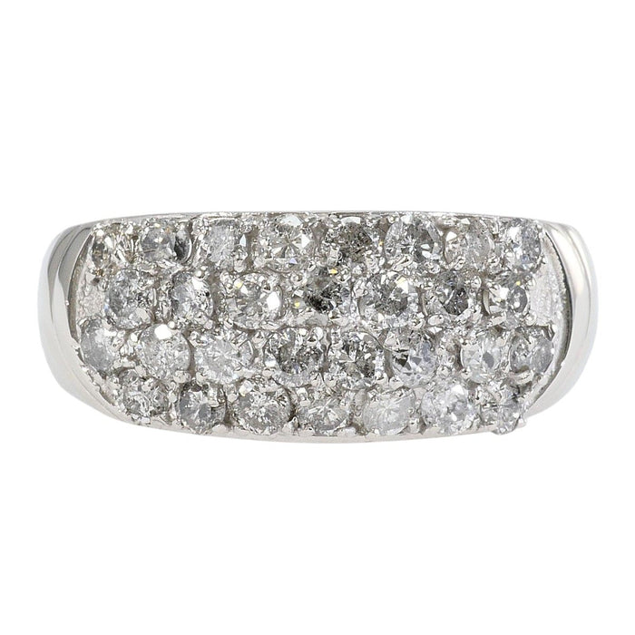 Platinum Diamond Ring – front view