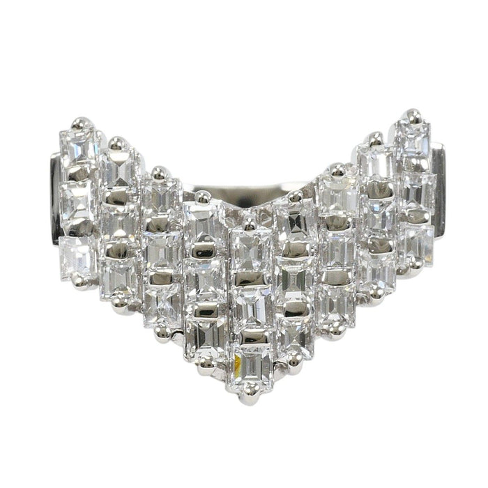 Platinum Diamond Ring – front view