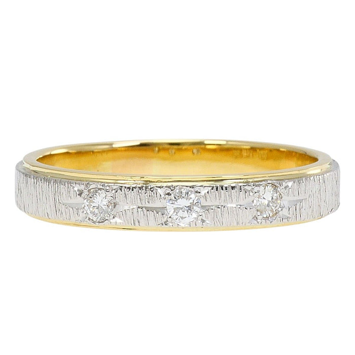 Platinum Diamond Ring – front view