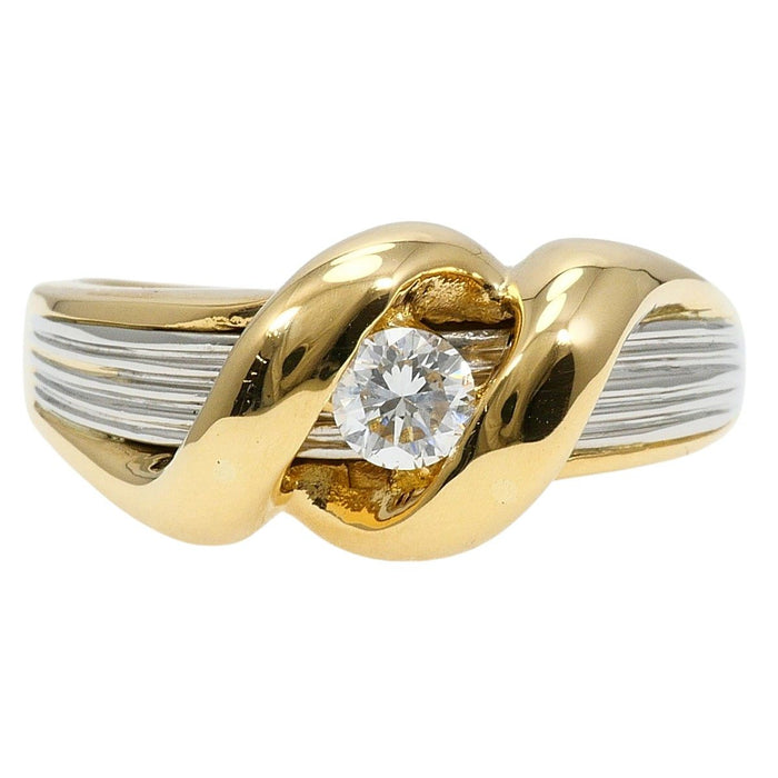 Platinum Diamond Ring – front view