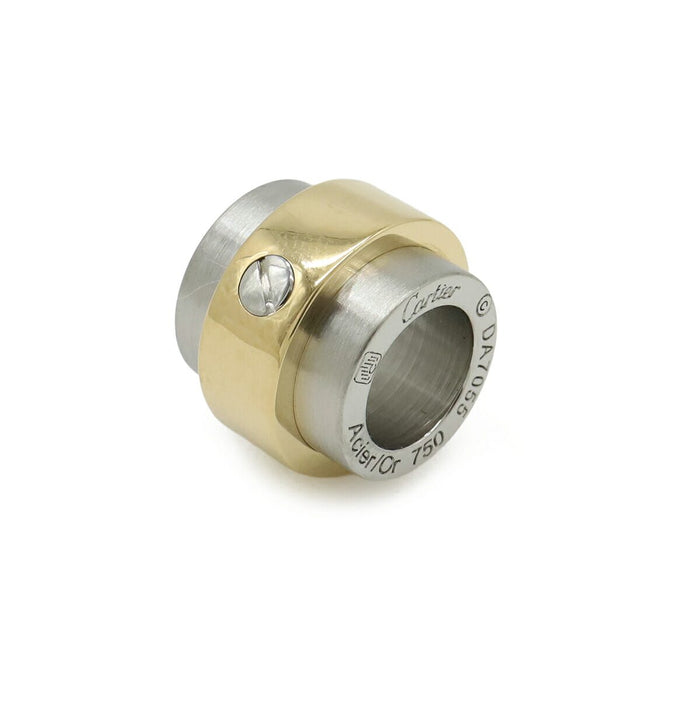 Cartier Santos 100 18K Yellow Gold Pendant – front view