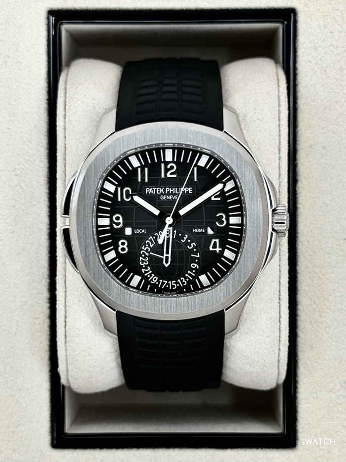 Patek Philippe Aquanaut 5164A-001 Stainless Steel Grey Dial – front view