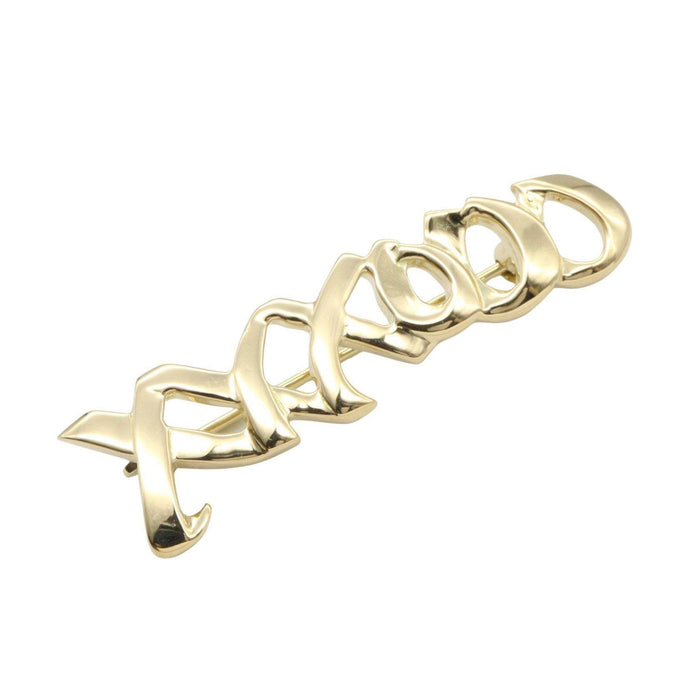 Tiffany & Co. Kiss 18K Yellow Gold Brooch – front view