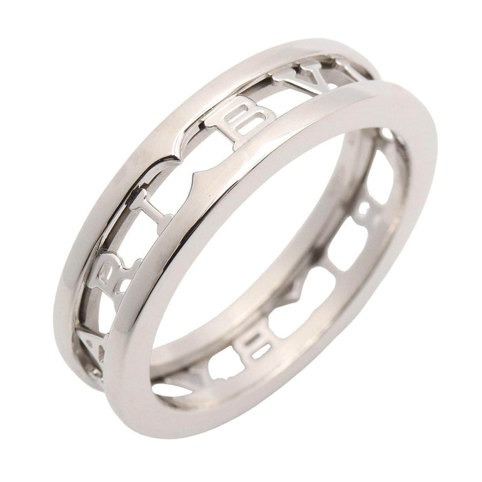 Bulgari B-zero1 Spiral 18K White Gold Ring – front view