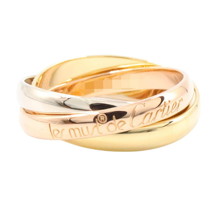 Cartier Trinity 18K Yellow Gold Ring – front view