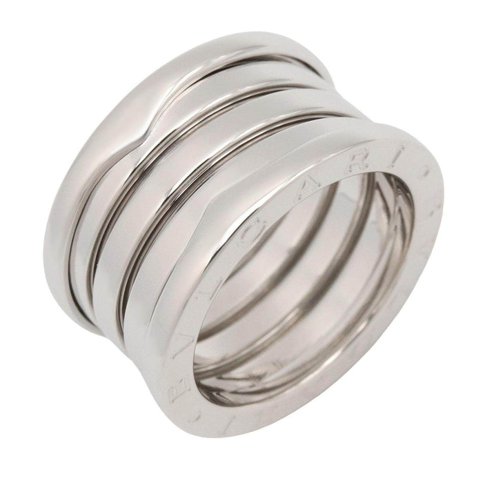 Bulgari B-zero1 18K White Gold Diamond Ring – front view