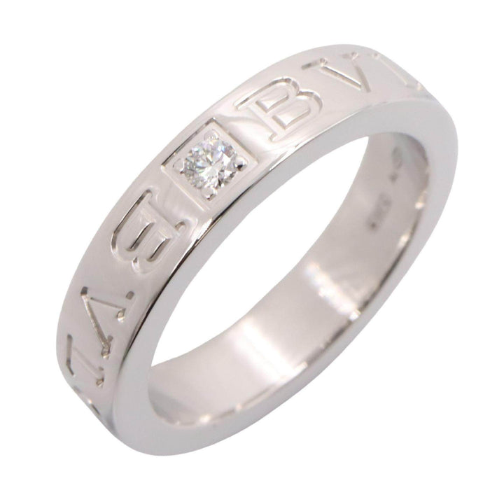 Bulgari B-zero1 18K White Gold Diamond Ring – front view