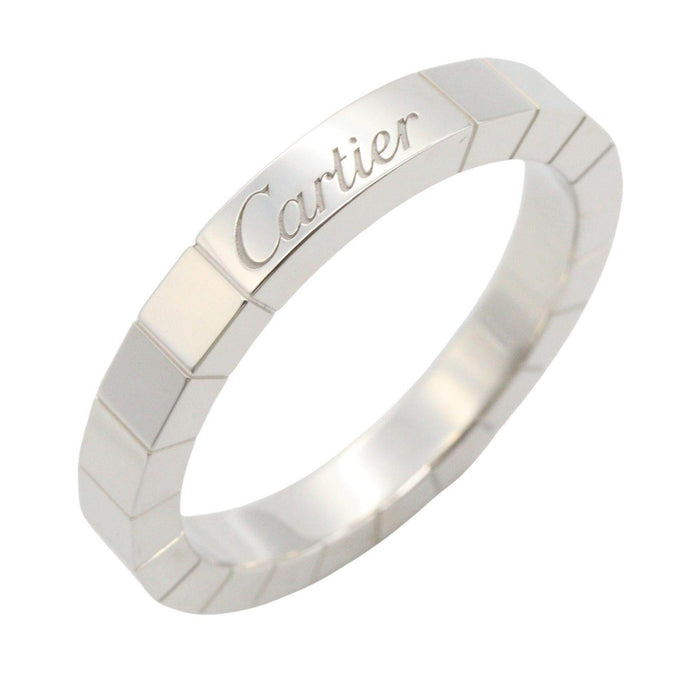 Cartier Lanieres 18K White Gold Ring – front view