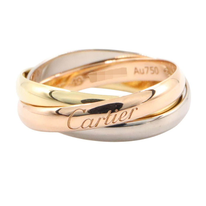 Cartier Trinity 18K Yellow Gold Ring – front view
