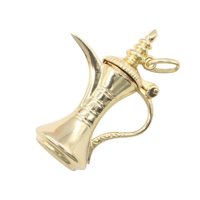 18K Yellow Gold Pendant – front view