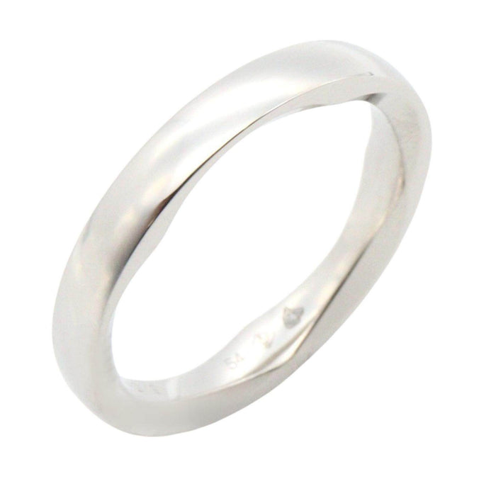 Chanel Camelia Platinum Ring – front view