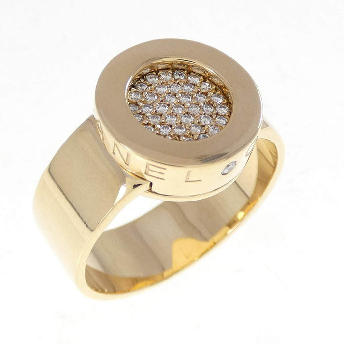 Chanel La Ronde 18K Yellow Gold Diamond Ring – front view