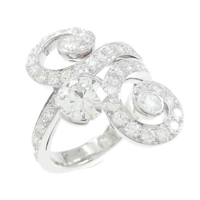 Cartier Apsara 18K White Gold Diamond Ring – front view