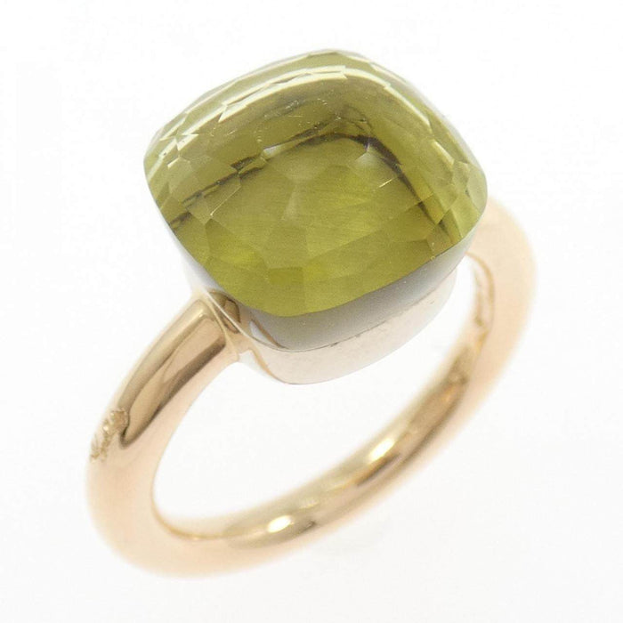 Pomellato Nudo 18K Rose Gold Topaz Ring – front view