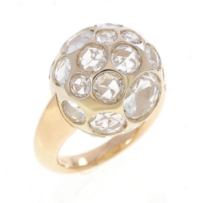 Pomellato Quartz 18K Rose Gold Topaz Ring – front view