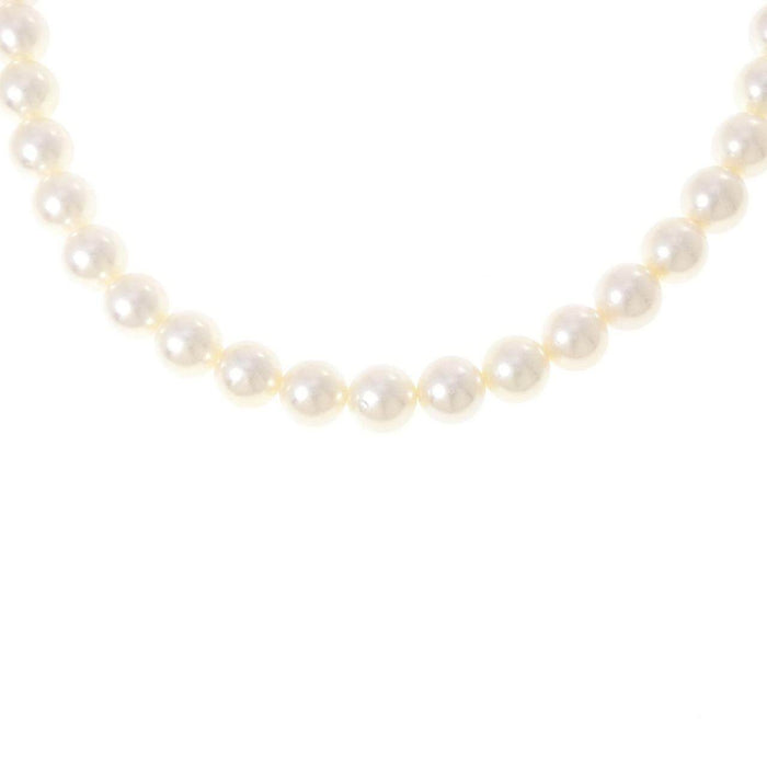 Tasaki Sterling Silver Akoya Pearl Necklace – front view
