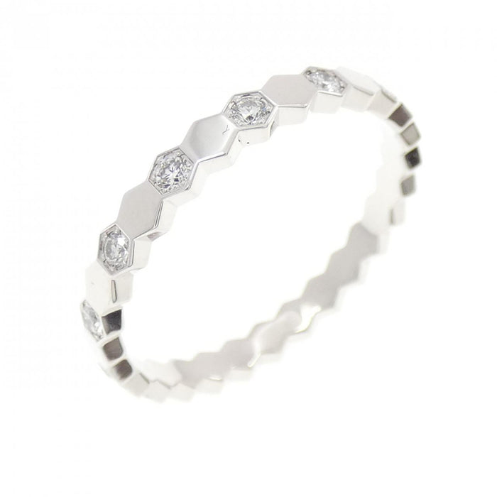 Chaumet Bee My Love 18K White Gold Diamond Ring – front view