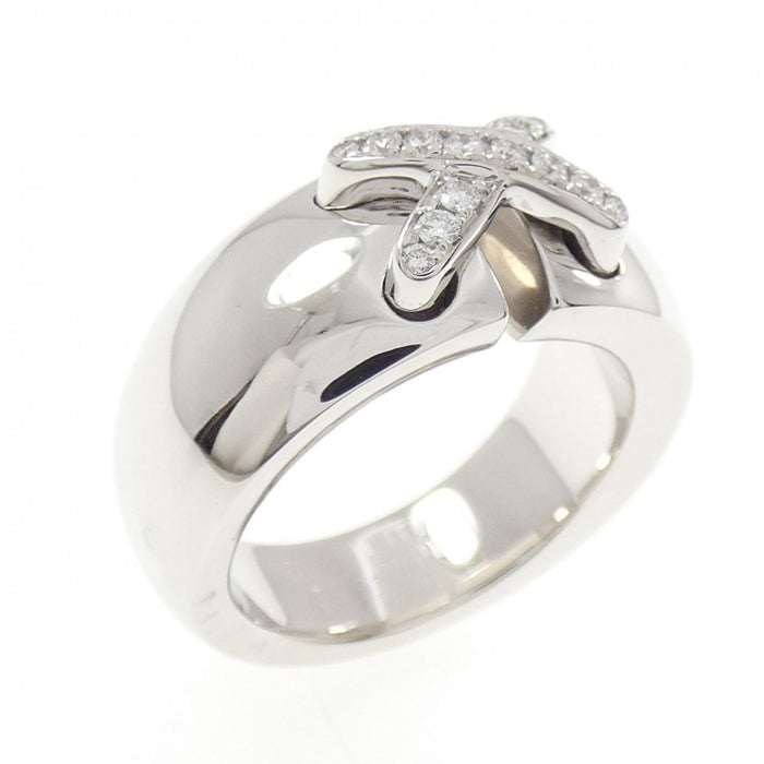 Chaumet Liens 18K White Gold Diamond Ring – front view