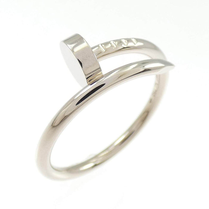 Cartier Juste Un Clou Small 18K White Gold Ring – front view