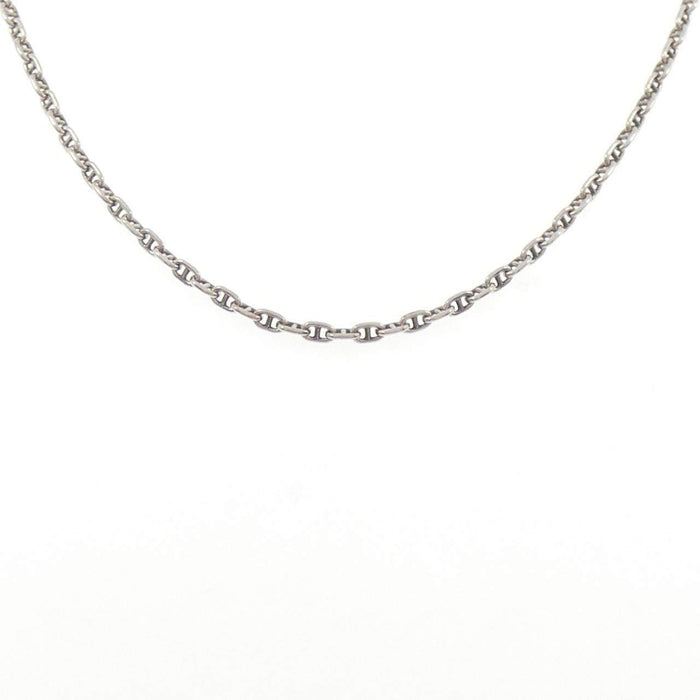 Hermès Sterling Silver Necklace – front view