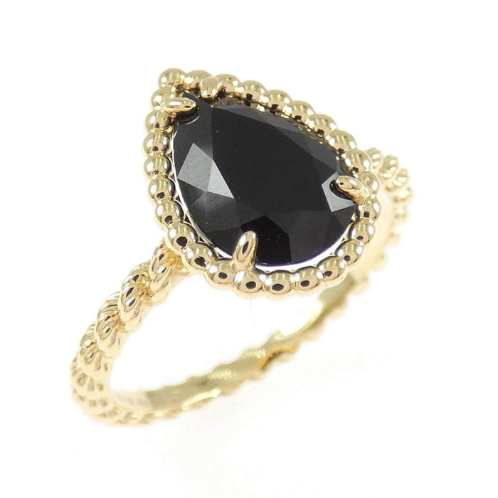 Boucheron Serpent Boheme 18K Yellow Gold Onyx Ring – front view