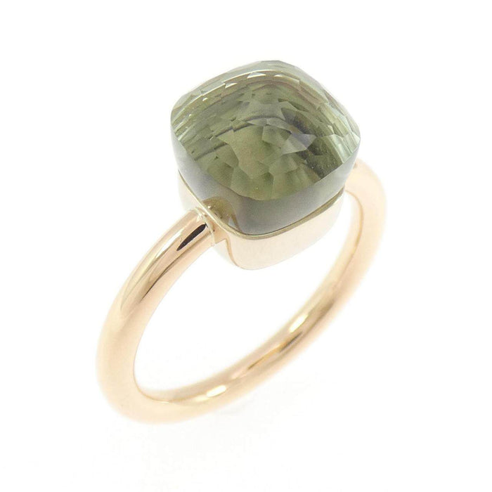 Pomellato Nudo 18K Rose Gold Topaz Ring – front view