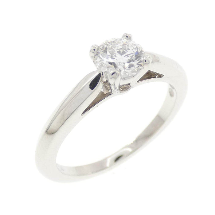 Boucheron Platinum Diamond Ring – front view