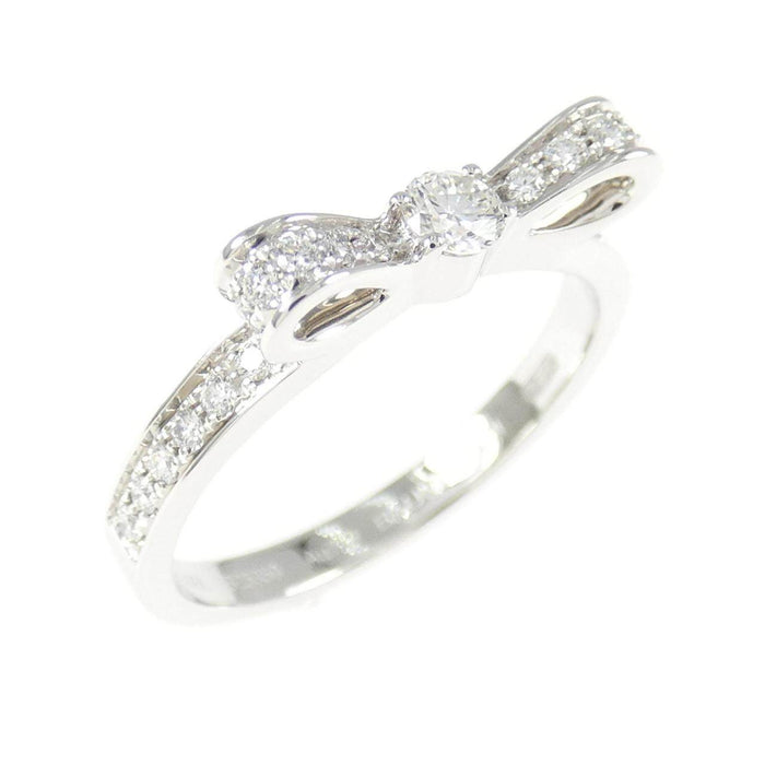 Chanel 1932 Ruban 18K White Gold Diamond Ring – front view