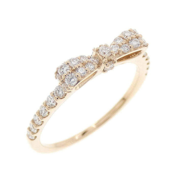 Ponte Vecchio 18K Rose Gold Diamond Ring – front view