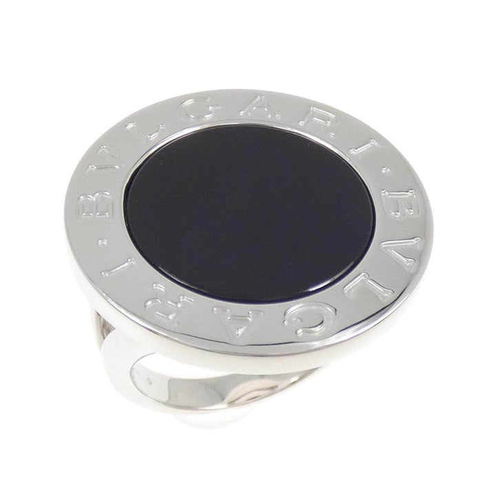 Bulgari BVLGARI BVLGARI Big 18K White Gold Onyx Ring – front view