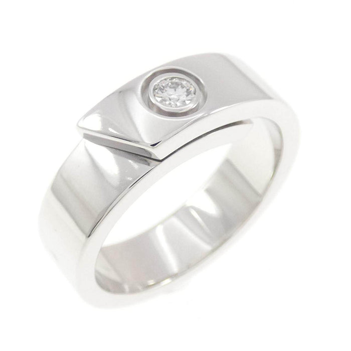 Cartier Anniversary 18K White Gold Diamond Ring – front view