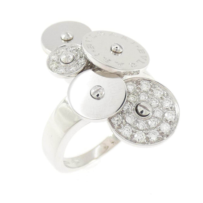 Bulgari Chicladi 18K White Gold Diamond Ring – front view
