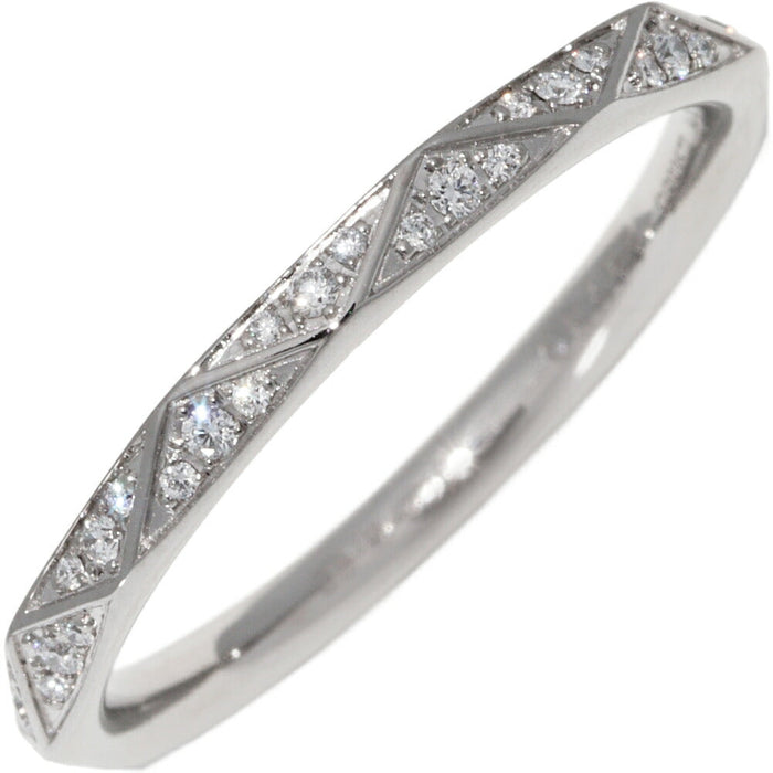 Graff Laurence Graff Signature Band RGR445 18K White Gold Diamond Ring – front view