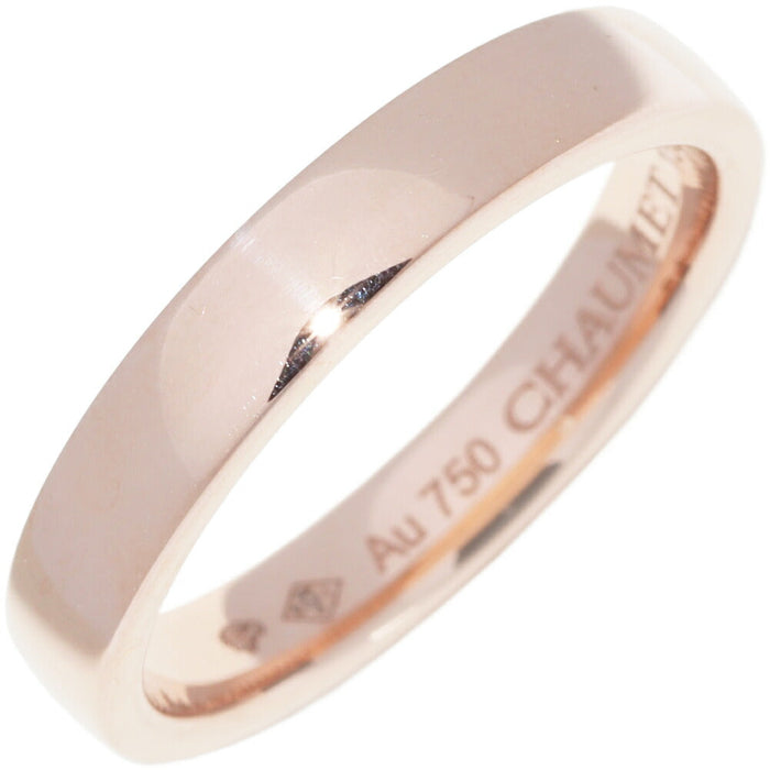 Chaumet Liens Ribbon 18K Rose Gold Diamond Ring – front view