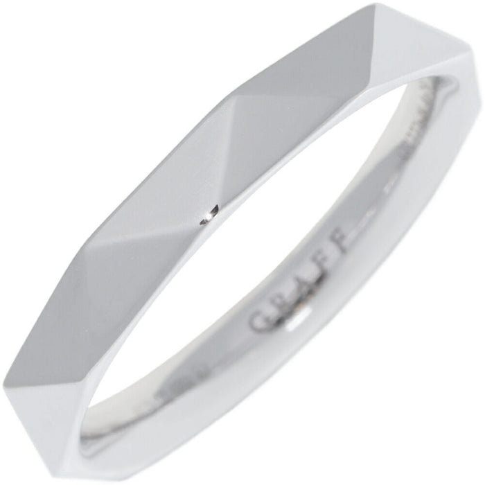 Graff Laurence Graff Signature 18K White Gold Ring – front view