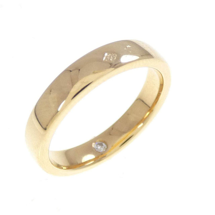 Chaumet Plume 18K Yellow Gold Diamond Ring – front view