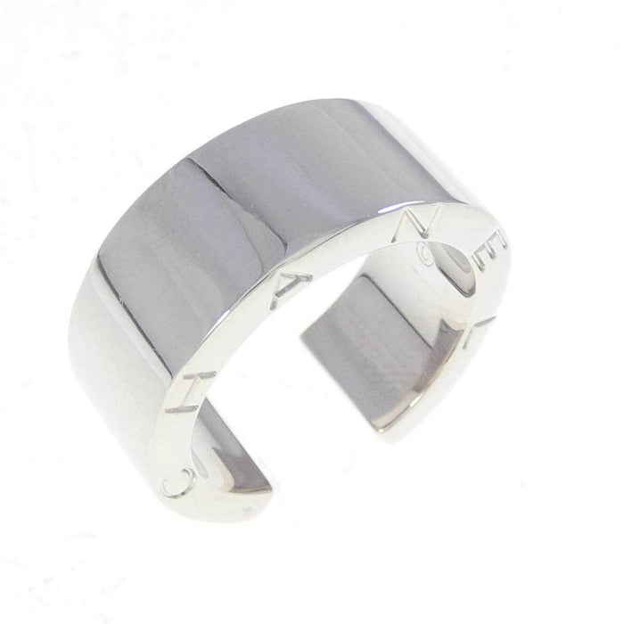 Chanel C Signature Medium 18K White Gold Ring – front view