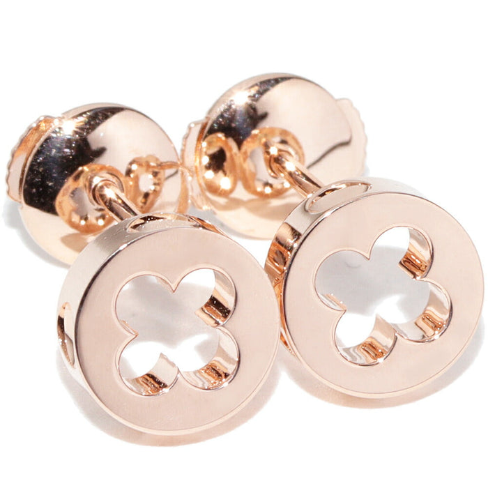 Louis Vuitton Empreinte 18K Rose Gold Earrings – front view