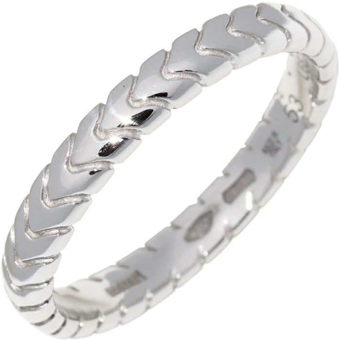 Bulgari Spiga Platinum Ring – front view