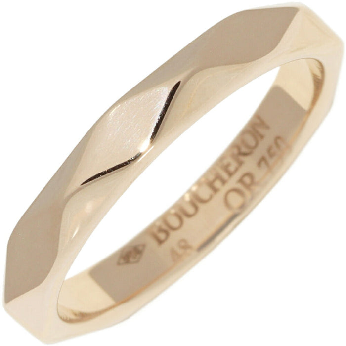 Boucheron Facette 18K Yellow Gold Ring – front view