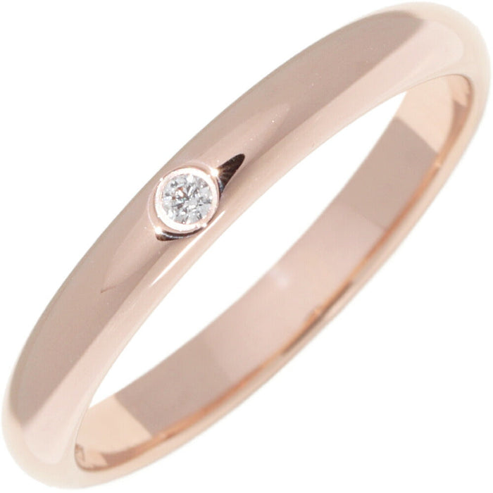 Cartier 1895 18K Rose Gold Diamond Wedding Ring – front view